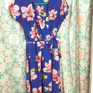 California blue maxi dress